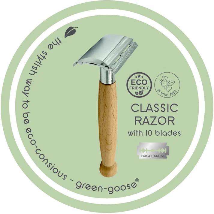 Classic Razor Bamboo with 5 Blades