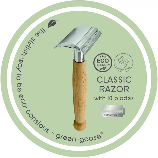 Classic Razor Bamboo with 5 Blades - 