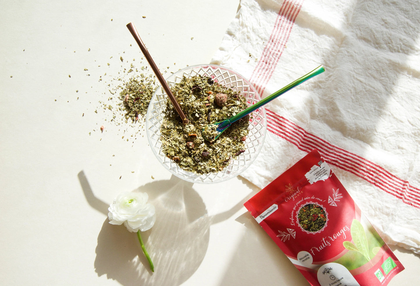 Red Berries Mate Infusion – FAIR FOR LIFE Certified • Antioxidant‑Rich & Naturally Tangy