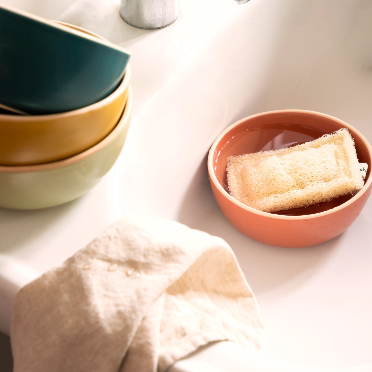 Loofah Dish Sponge – Natural Luffa Scrubber for Zero‑Waste Cleaning