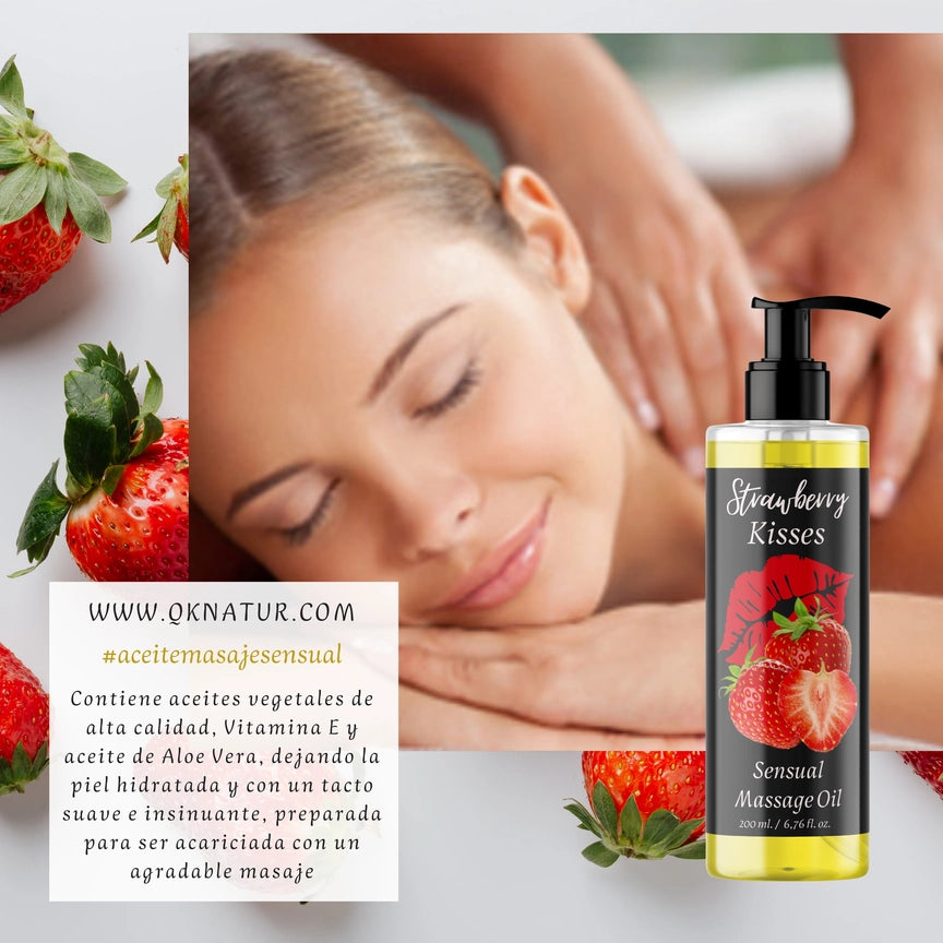 Strawberry Sensual Massage Oil – 200ml - 
