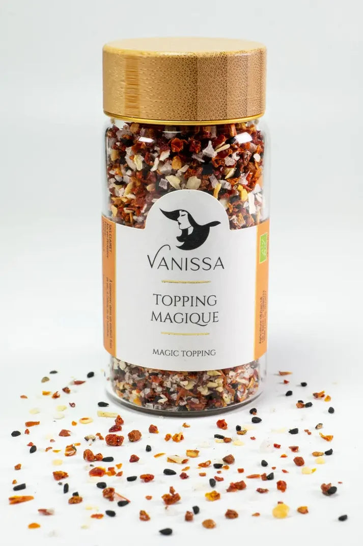 Organic Magic Topping – 55g • Savoury Crunch Blend for Salads, Bowls & Everyday Cooking