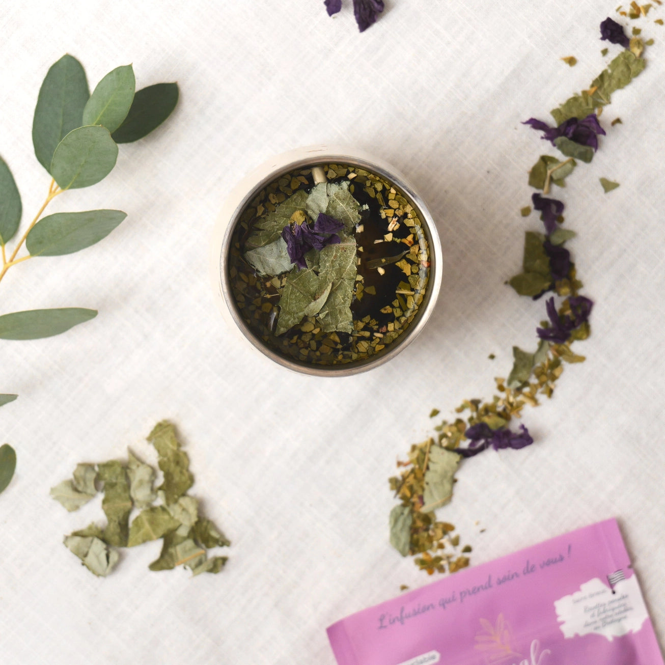 Seasonal Breton Mate Infusion – Organic Green Mate & Hand‑Harvested Local Plants