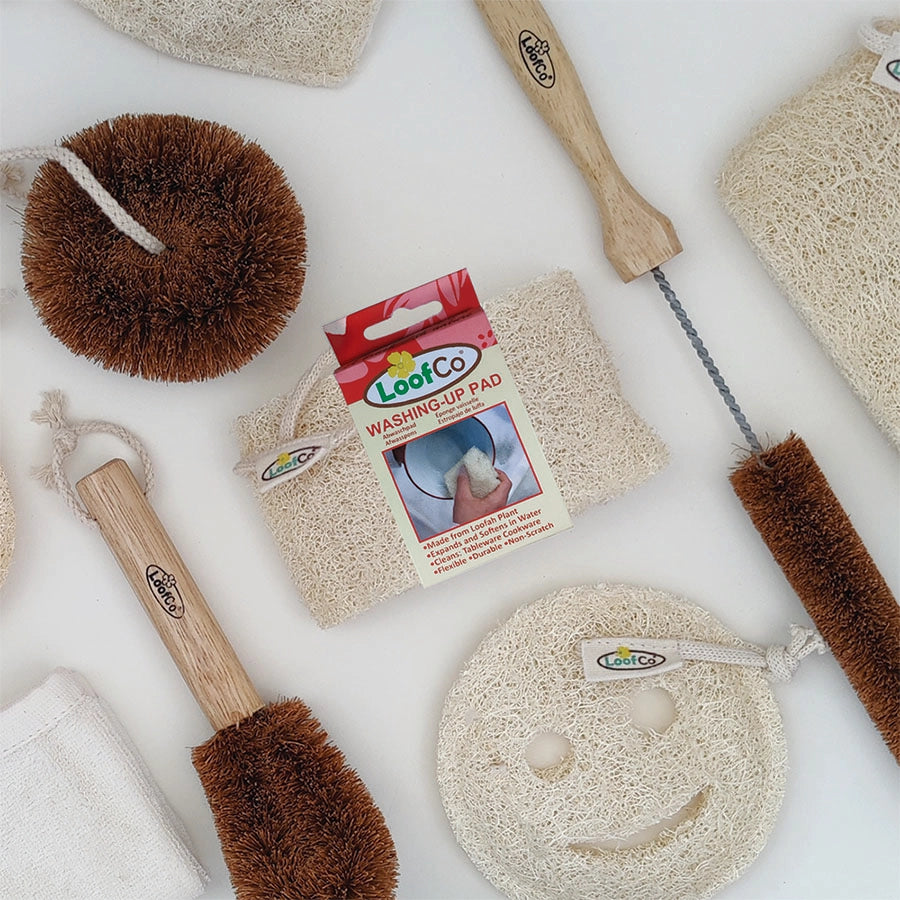Washing‑Up Pad – Natural Loofah Sponge for Plastic‑Free Dishwashing