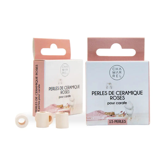 EM Ceramic Water Purifying Pearls – Pink Limescale‑Reducing Beads (Box of 15)