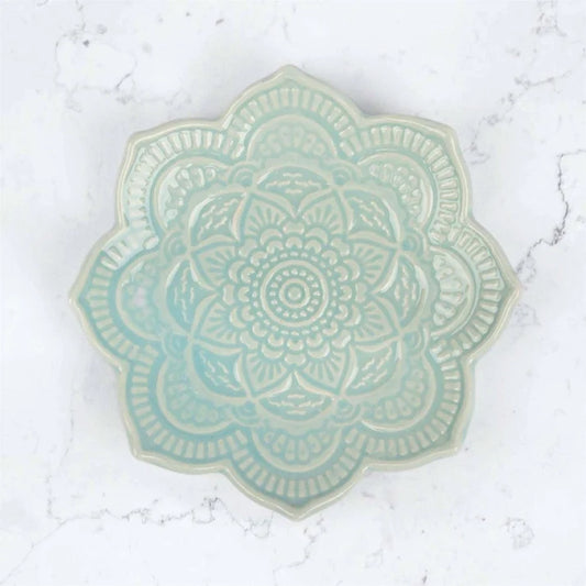 Om Jewellery Dish – Ceramic Trinket Holder for Rings & Small Items