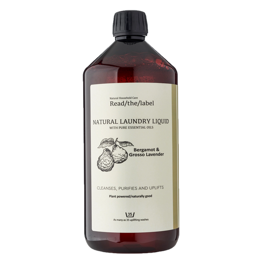 Natural Laundry Liquid – Bergamot & Grosso Lavender (1000ml) - 