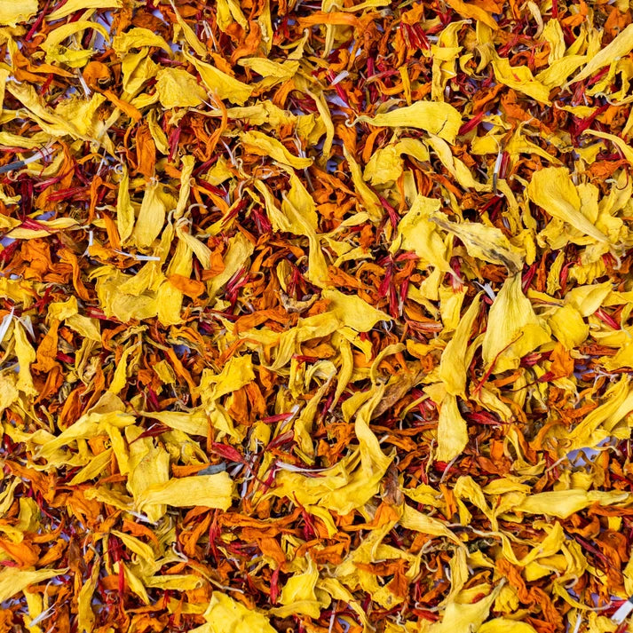 Dusk Edible Flower Petals – Calendula • 5g • Vibrant Natural Garnish for Baking, Tea & Culinary Decoration