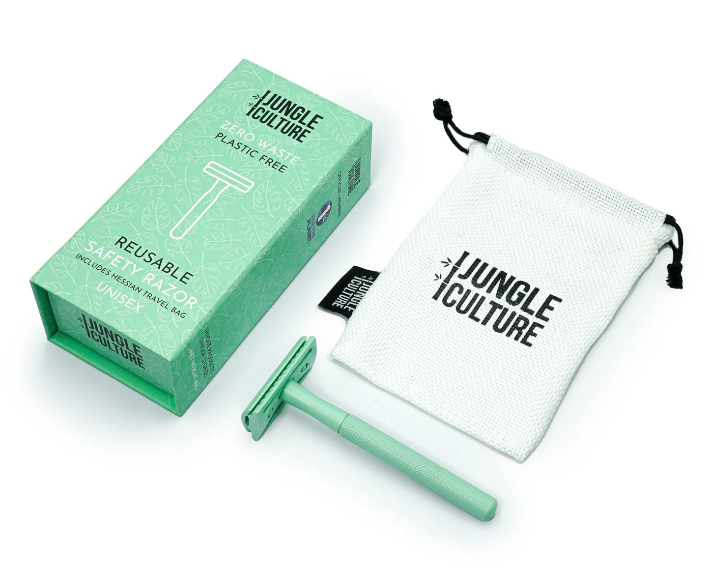 Reusable Safety Razor – Mint Edition