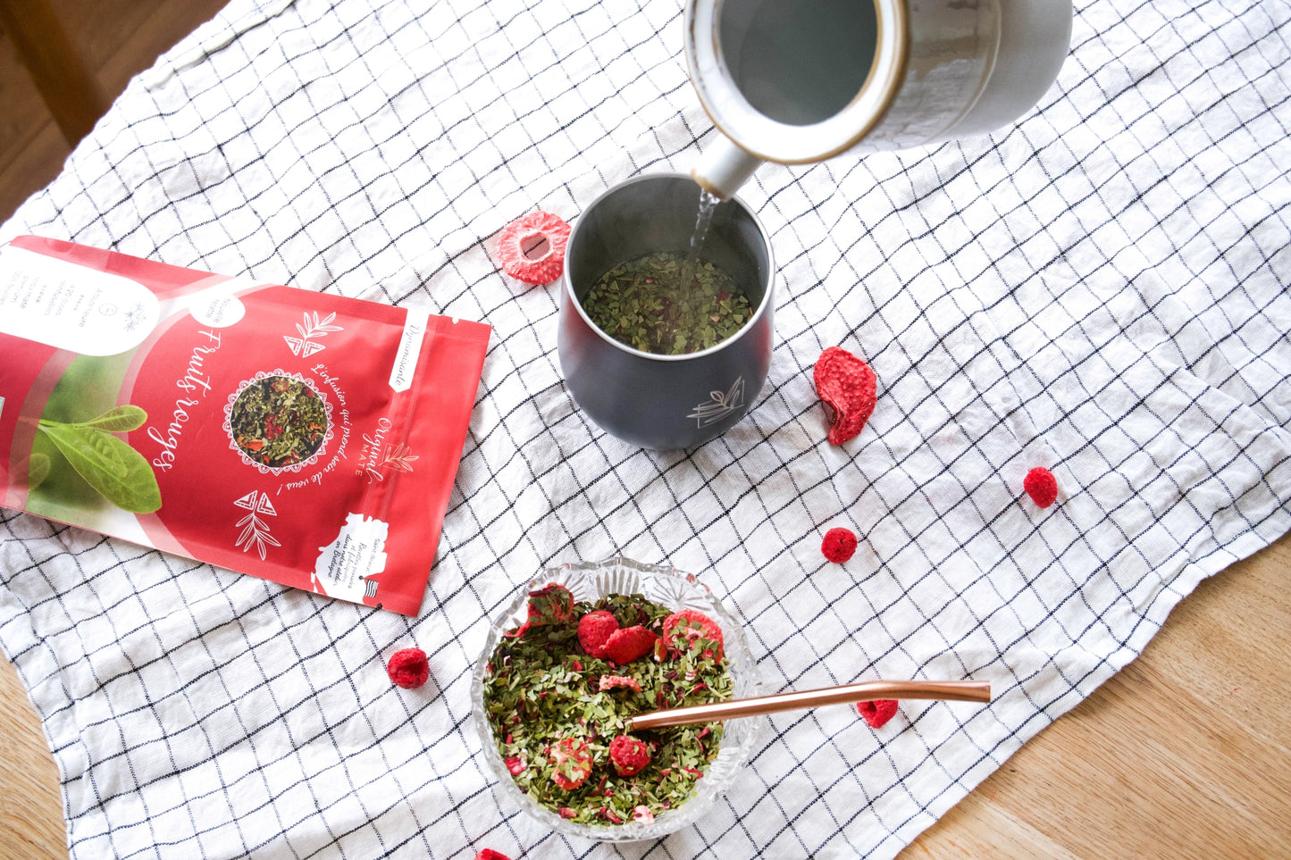 Red Berries Mate Infusion – FAIR FOR LIFE Certified • Antioxidant‑Rich & Naturally Tangy