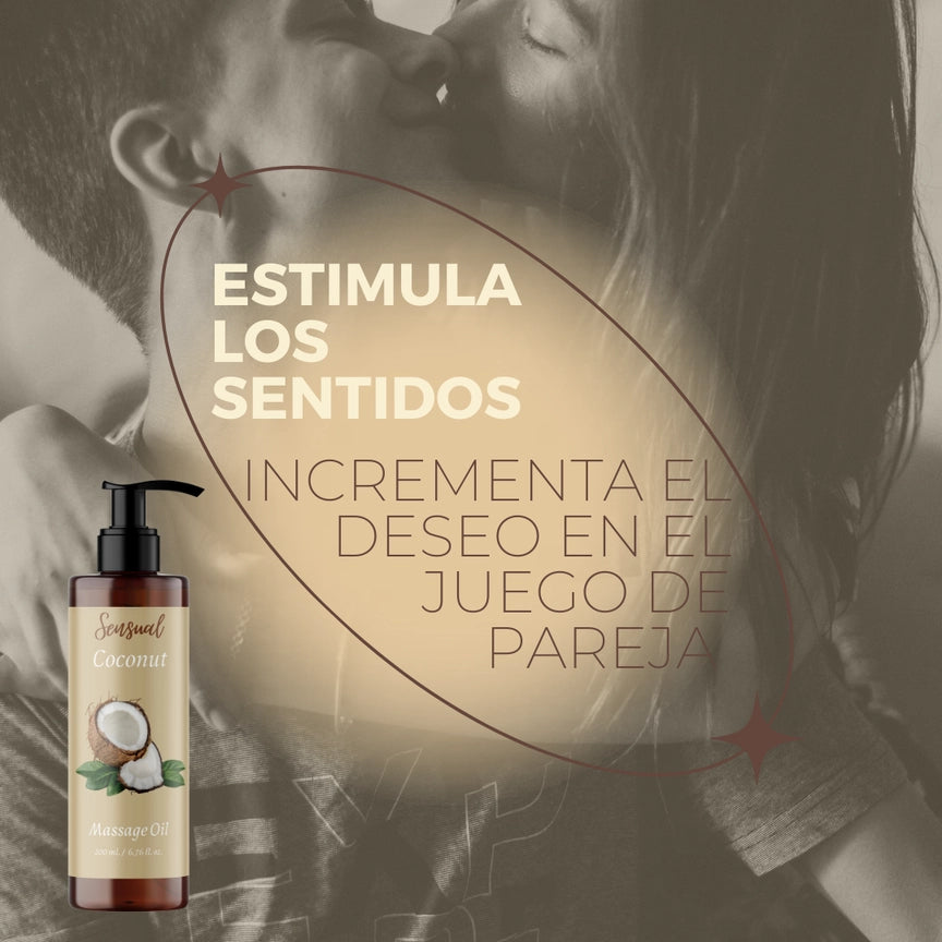 Coconut Sensual Massage Oil – 200ml - 