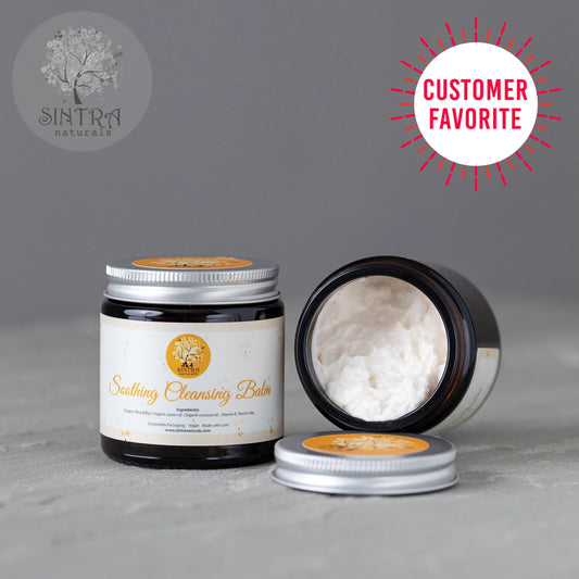 Soothing Cleansing Balm – Shea, Grape & Castor Hot Cloth Cleanser 120ml