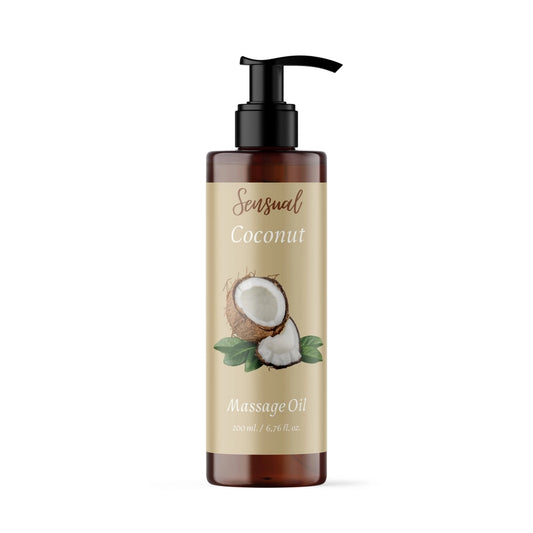 Coconut Sensual Massage Oil – 200ml - 