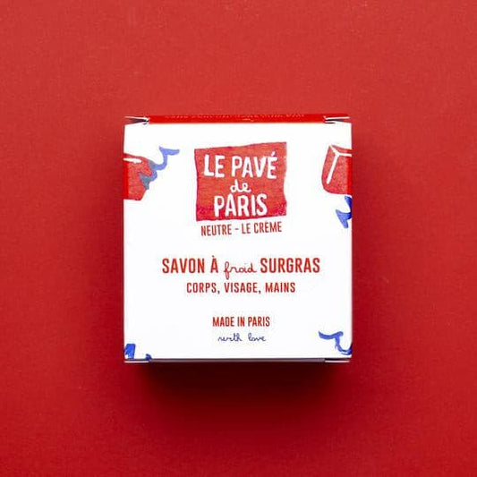 Le Pavé de Paris Neutre – Fragrance‑Free Surgras Organic Cold‑Process Soap (150g)