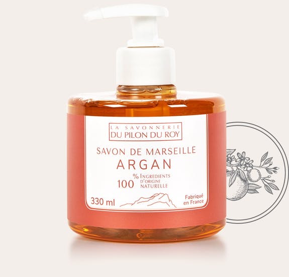 Organic Argan Oil Liquid Marseille Soap 330ml