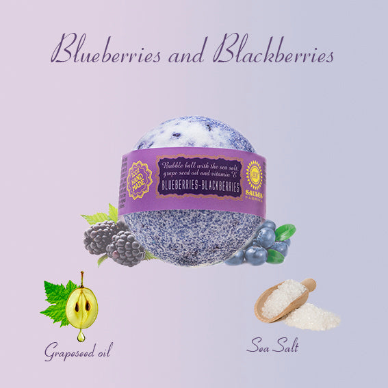 Bath Bomb Blueberries – Blackberries 145g