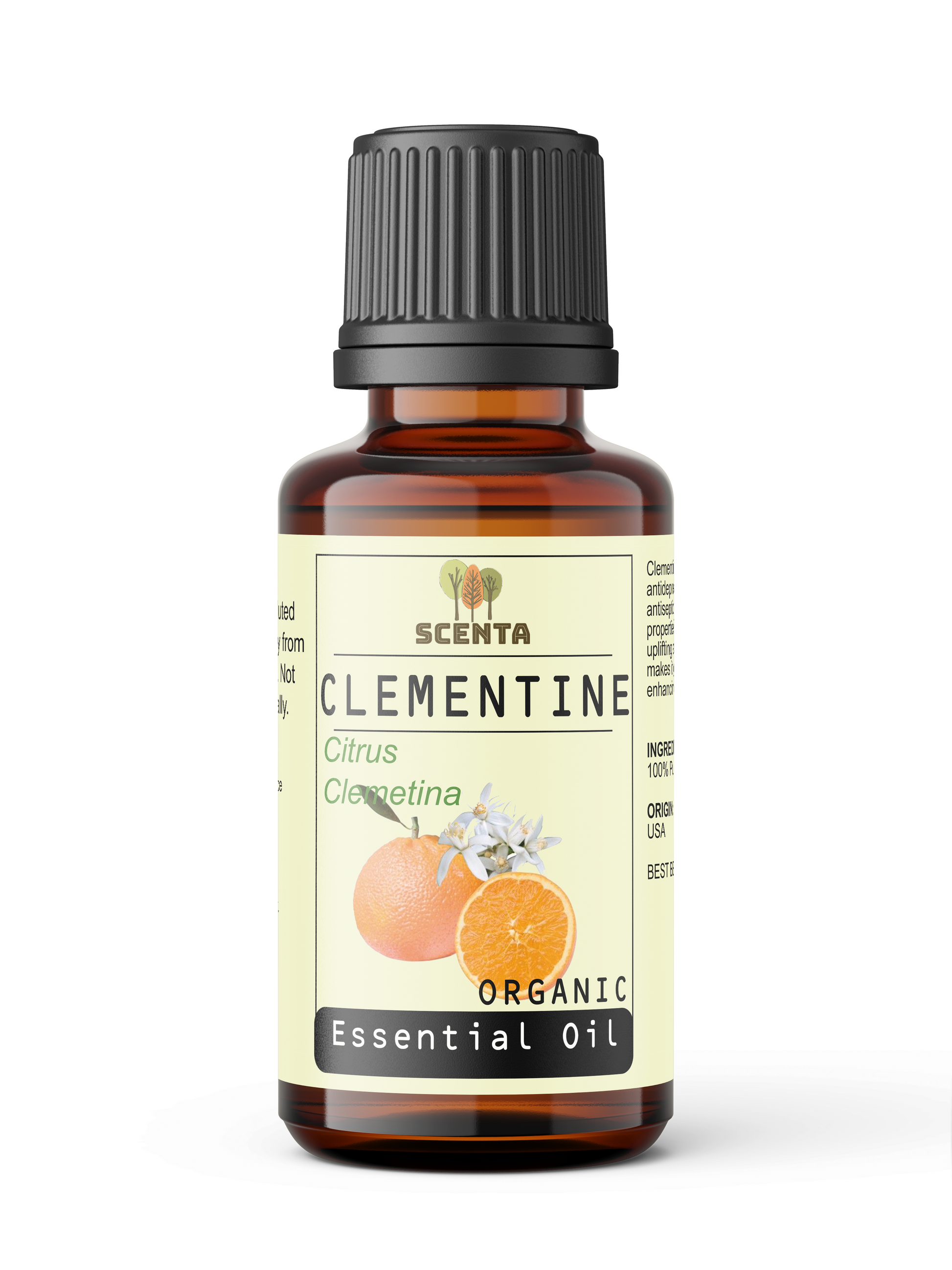 Clementine Organic Essential Oil 10ml - SCENTA