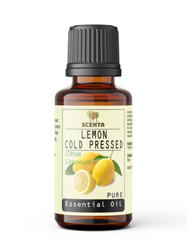 Lemon Cold Pressed Essential Oil - SCENTA