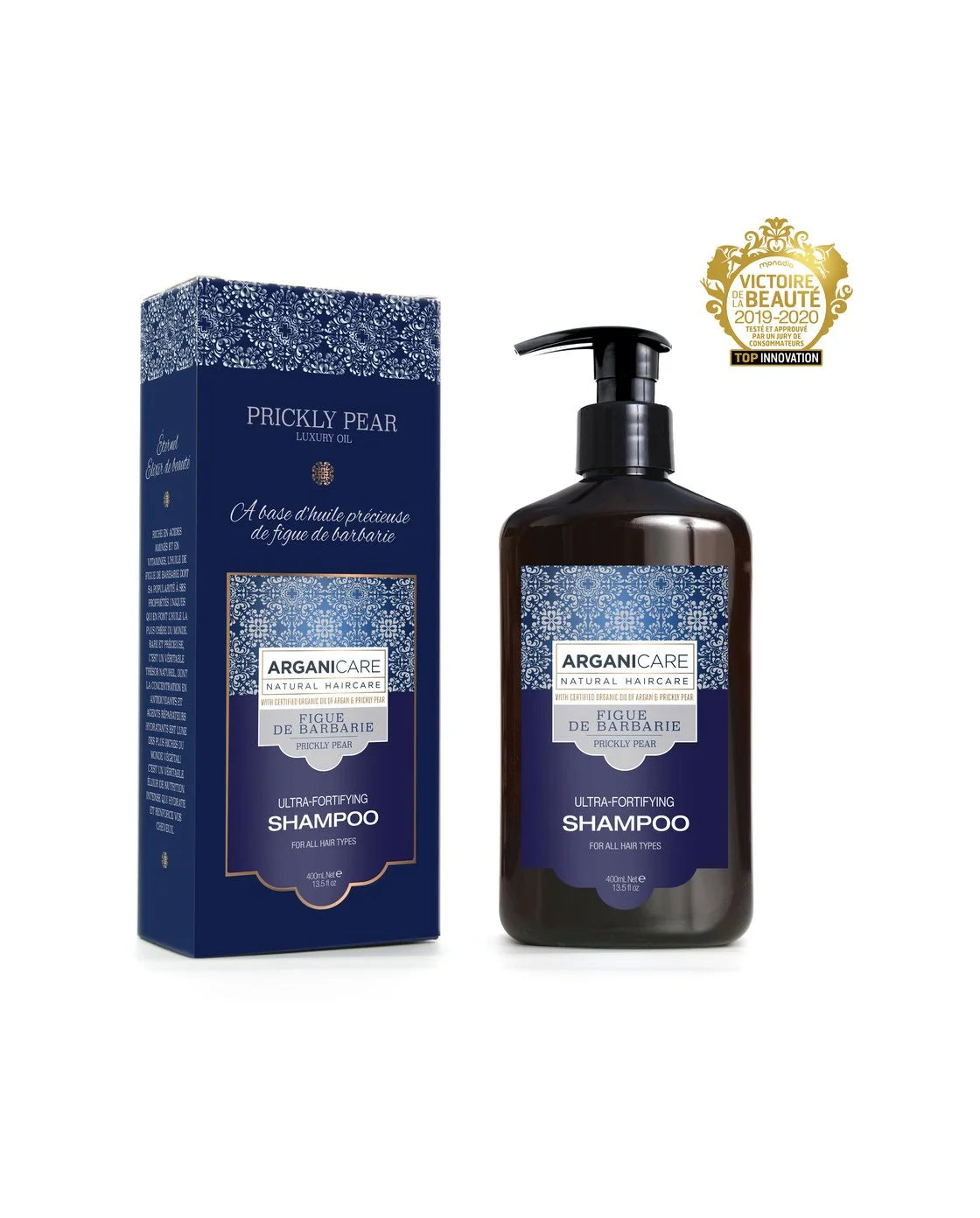 Arganicare Ultra-Fortifying Shampoo For All Hair Types - Argan & Prickly Pear