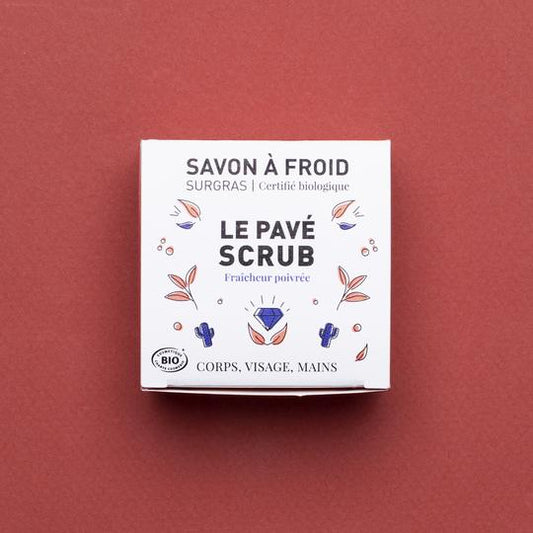 Le Pavé Scrub | Surgras cold soap | 90g