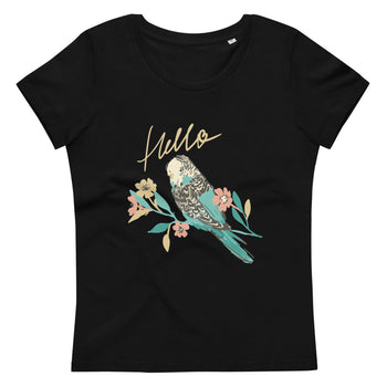 Women's fitted eco tee Hello