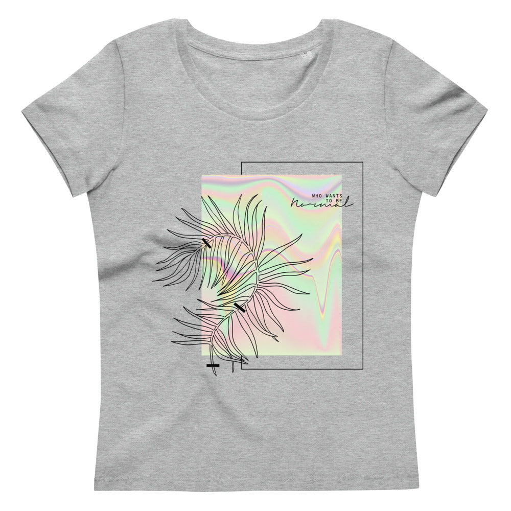 Women's fitted eco tee Rainbow