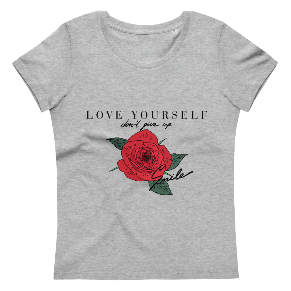 Women's fitted eco tee Love Yourself