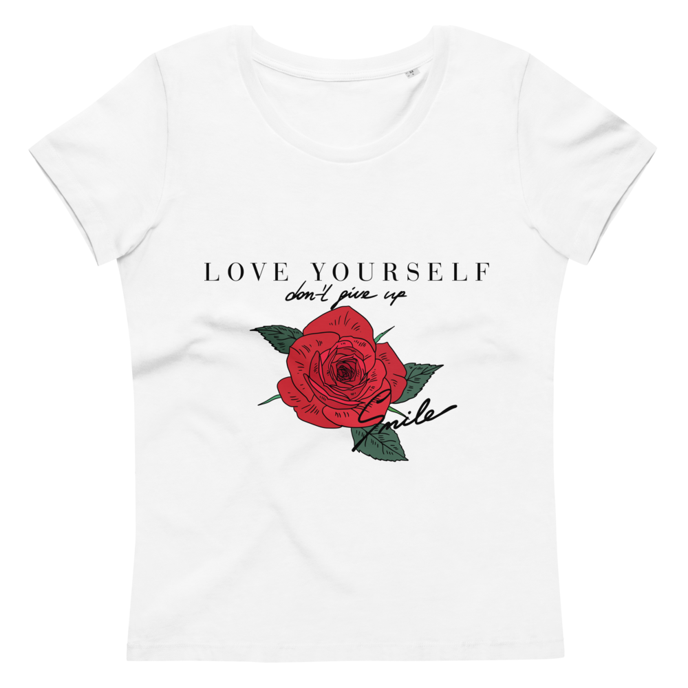 Women's fitted eco tee Love Yourself